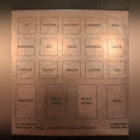 NWT Billy B x Gallany "The Essentials" Eyeshadow Palette - Picture 5 of 6